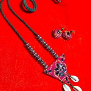 Fabric Jewellery with Mirror Work