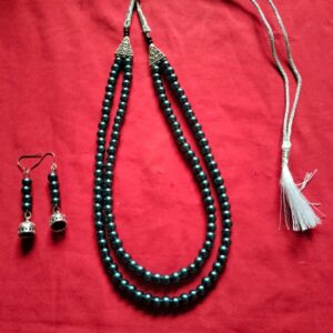 Black Moti Necklace